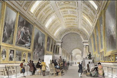 The Grand Gallery of the Louvre